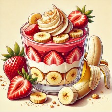 Strawbana Tart