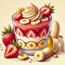 Strawbana Tart