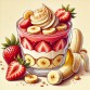 Strawbana Tart